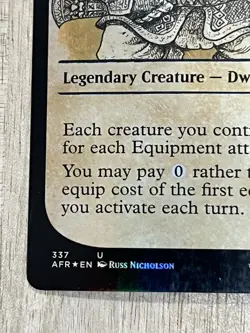 Awesome Magic The Gathering MTG Card Foil Bruenor Battlehammer AFR 337 LP - Image 5
