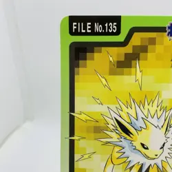 Pokemon Cards Bandai Carddass Jolteon File No.135 1997 EX Japanese D776 - Image 2