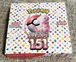 Pokemon Card 151 Booster Box Japanese SV2a No Shrink Wrap Without - Image 1