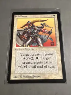 MTG Holy Armor NM Beta White Common MAGIC THE GATHERING CARD - Image 11