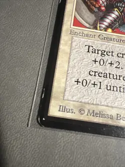 MTG Holy Armor NM Beta White Common MAGIC THE GATHERING CARD - Image 3