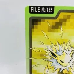 Pokemon Cards Bandai Carddass Jolteon File No.135 1997 EX Japanese D773 - Image 2