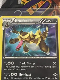 Krookodile 127/124 Dragons Exalted Ultra Rare Pokemon Card TCG - NM - Image 12