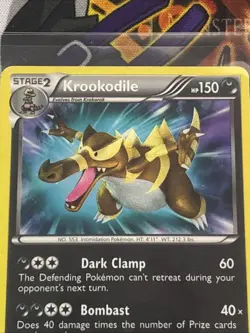 Krookodile 127/124 Dragons Exalted Ultra Rare Pokemon Card TCG - NM - Image 5