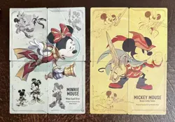 Disney Lorcana Mickey Mouse & Minnie Mouse 8 Piece Card Puzzle Art Set NM🔥 - Image 2