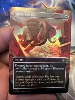 Generous Gift (Borderless) Commander Masters Foil - Image 1