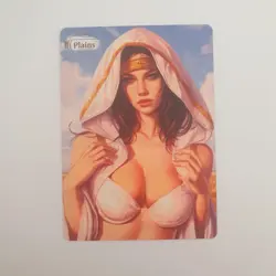 Altered Art MTG Card - Plains - Girl - artealterada - Image 2