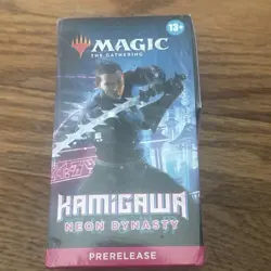 Wizards of the Coast Magic: The Gathering Kamigawa Neon Dynasty Prerelease Kit - Image 1