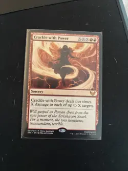 Mtg Crackle With Power - Strixhaven School Of Mages + Bonus Foils - Image 3