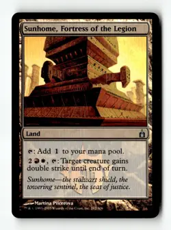 MTG Foil Sunhome, Fortress of the Legion - Ravnica Moderately Played English - Image 4