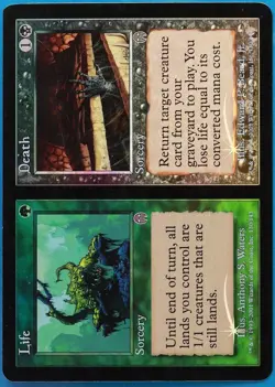 Life and Death FOIL Apocalypse HEAVILY PLD Uncommon CARD (480385) ABUGames - Image 1