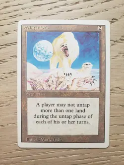 Magic: The Gathering. Winter Orb Revised Edition Regular Rare LP - Image 9