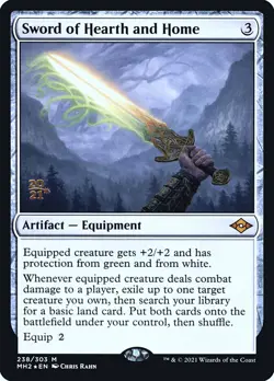 1x Sword of Hearth and Home Foil Promo NM x1 Mtg Magic Gathering Changie - Image 3
