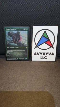 1 x Ohran Frostfang Etched Foil CMM NM MTG - Image 1