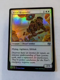 Aerial Responder Magic the Gathering MTG Kaladesh 002/264 2016 Foil - Image 1