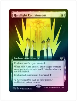 1x Hardlight Containment, Foil, Extended Art, Edge of Eternities, MTG NM - Image 1