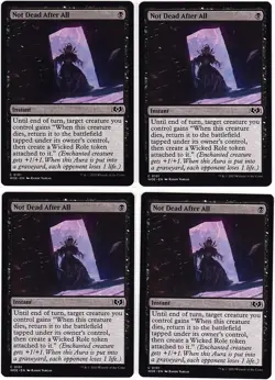 MTG Wilds of Eldraine Not Dead After All x 4 (Common) - Image 1