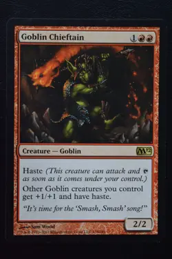Magic The Gathering MTG GOBLIN CHIEFTAIN Magic 2012 LP Lightly Played - Image 3