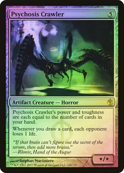 FOIL Psychosis Crawler ~ Mirrodin Besieged [ Excellent ] [ Magic MTG ] - Image 2