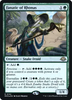 Fanatic of Rhonas - Foil Date Promo - MH3 - NM - MTG - Image 1