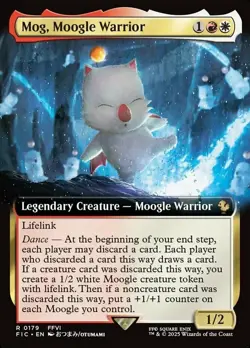 Near Mint x 1 Mog, Moogle Warrior - Extended Art Commander: Final Fantasy Varian - Image 1