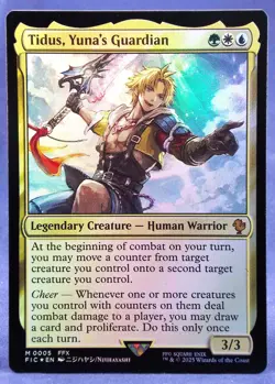 Tidus, Yuna's Guardian - MTG - FOIL - Commander: Final Fantasy - Excellent NM - Image 1