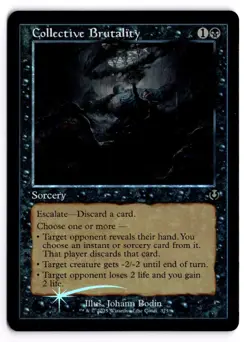 MTG - Collective Brutality (Retro Frame) #375 - Innistrad Remastered FOIL - Image 3