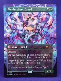Tendershoot Dryad - MTG - Double Rainbow Secret Lair Drop Foil -Everyones Inv NM - Image 3