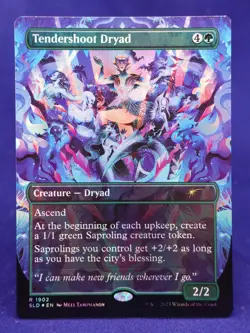 Tendershoot Dryad - MTG - Double Rainbow Secret Lair Drop Foil -Everyones Inv NM - Image 6