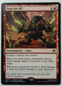 Pain for All *Rare* Magic MtG x1 Edge of Eternities - Image 1