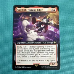 MTG Final Fantasy Commander Rare #0151 Cait Sith Fortune Teller - Image 3