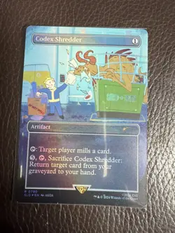 Mtg Secret Lair Fallout— Codex Shredder—Foil—NM - Image 1