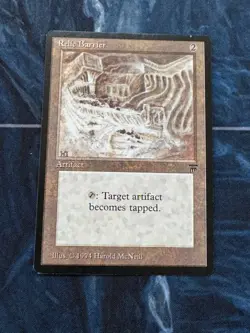 LIMITED EDITION Legends Vintage MtG Relic Barrier Unplayed NM/LP - Image 1