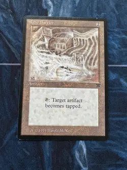 LIMITED EDITION Legends Vintage MtG Relic Barrier Unplayed NM/LP - Image 3