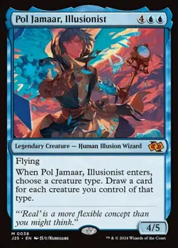 x1 Pol Jamaar, Illusionist M MTG Foundations Jumpstart M/NM, English - Image 1