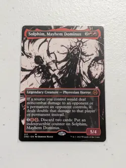 MTG Solphim, Mayhem Dominus - Showcase - Phyrexia: All Will Be One NM - Image 2