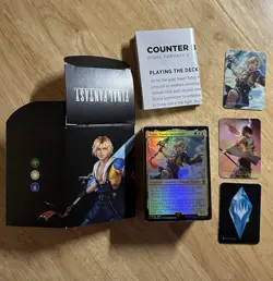 DECK ONLY Final Fantasy x Commander Deck Counter Blitz Sealed Deck No Packs - Image 3