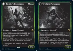 MTG Tovolar's Huntmaster // Tovolar's Packleader - Foil, Light Play, English Inn - Image 1
