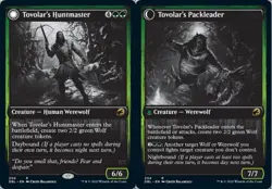 MTG Tovolar's Huntmaster // Tovolar's Packleader - Foil, Light Play, English Inn - Image 2
