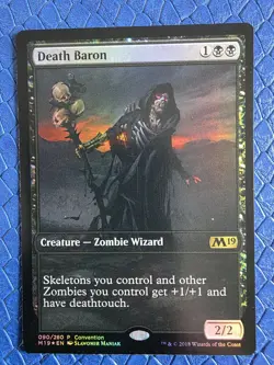 Death Baron (Foil) - Core Set 2019 Promo (NM) - Image 3