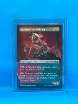 MTG, Burning-Tree Emissary (Borderless) 374 Double Masters 2022 Regular - Image 1