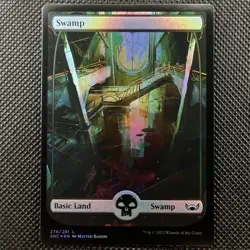 MTG Bling - Foil Full Art Basic - Swamp (276/281) - Streets of New Capenna -B507 - Image 3
