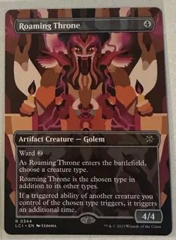 Roaming Throne (Borderless) The Lost Caverns of Ixalan Regular - Image 2