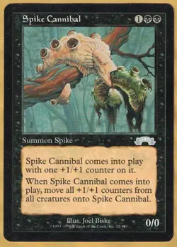 Spike Cannibal   (Exodus,   Uncommon,   English,  1998)  MTG - Image 3