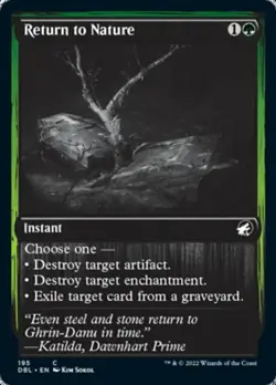 1 x Return to Nature - Foil - Innistrad: Double Feature - NM-Mint - MTG - Image 1