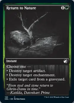 1 x Return to Nature - Foil - Innistrad: Double Feature - NM-Mint - MTG - Image 2