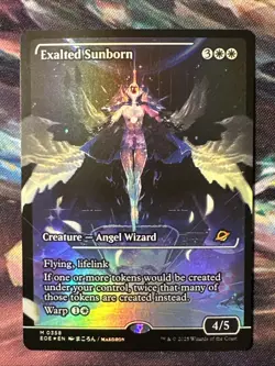 Exalted Sunborn - Showcase FOIL  - Edge of Eternities #348 Mythic, NM - Image 3