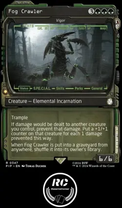 Fog Crawler Rare FOIL NM MTG PIP Fast US Tracked Shipping - Image 1