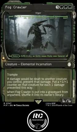 Fog Crawler Rare FOIL NM MTG PIP Fast US Tracked Shipping - Image 3