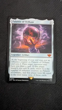 MTG LOTR Palantir Of Orthanc Non Foil - Image 1